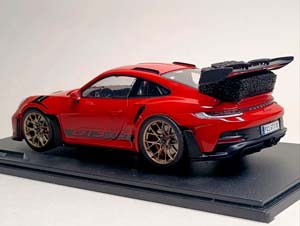 PORSCHE 911 GT3 RS 2024 RED 1:18 SOLIDO — фото 5