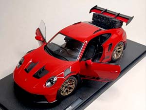 PORSCHE 911 GT3 RS 2024 RED 1:18 SOLIDO — фото 2