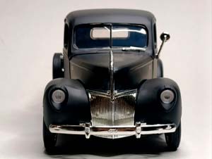 FORD PICKUP -1940 MATT BLACK 1:18 MOTORMAX — фото 7