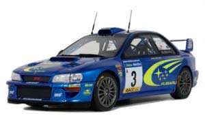 SUBARU IMPREZA S6 WRC -2000 OTTO 1:18 — фото 8