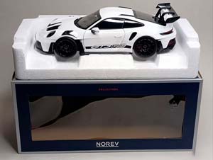PORSCHE 911 GT3 RS - 2022 WHITE NOREV 1:18 — фото 9