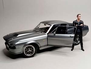 FORD MUSTANG ELEANOR+ ФИГУРКА (НИКОЛАС КЕЙДЖ) 1:12 — фото 2