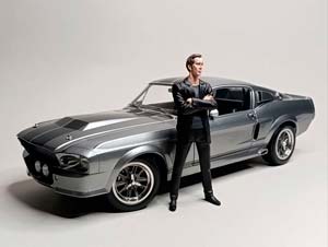 FORD MUSTANG ELEANOR+ ФИГУРКА (НИКОЛАС КЕЙДЖ) 1:12 — фото 4