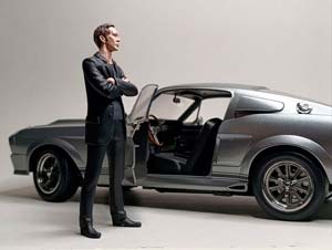 FORD MUSTANG ELEANOR+ ФИГУРКА (НИКОЛАС КЕЙДЖ) 1:12 — фото 6