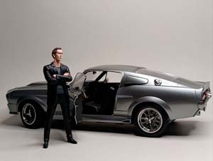 FORD MUSTANG ELEANOR+ ФИГУРКА (НИКОЛАС КЕЙДЖ) 1:12 — фото 7