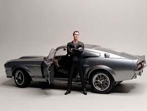 FORD MUSTANG ELEANOR+ ФИГУРКА (НИКОЛАС КЕЙДЖ) 1:12 — фото 8