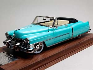 CADILLAC SERIES 61 CONVERTIBLE 1950 BLUE 1:18