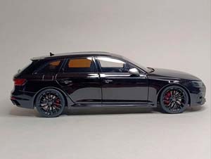 AUDI RS4 (B9) BLACK 1:18 KILOWORKS — фото 2