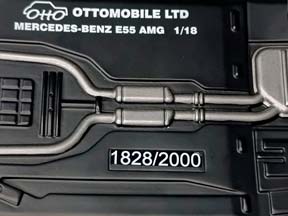 MERCEDES E55 AMG (W210) SILVER 1:18 OTTOMOBILE — фото 8