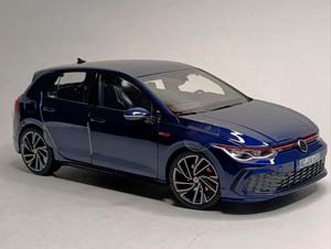 VW VOLKSWAGEN GOLF GTI -2021 BLUE 1:18 NOREV — фото 7