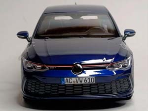 VW VOLKSWAGEN GOLF GTI -2021 BLUE 1:18 NOREV — фото 8