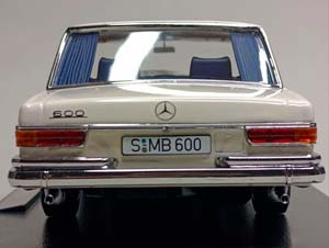 MERCEDES 600 SWB W100 - 1963 KK SCALE 1:18 — фото 3