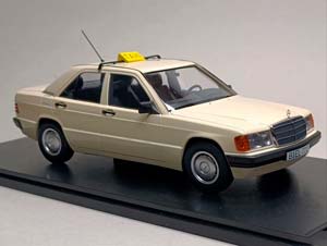 MERCEDES 190 TAXI- 1993 (W201) 1:18 TRIPLE9 — фото 6