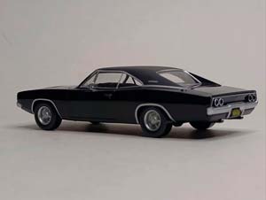 DODGE CHARGER 1968 BLACK 1:43 NOREV — фото 3