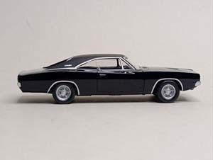 DODGE CHARGER 1968 BLACK 1:43 NOREV — фото 7