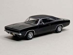 DODGE CHARGER 1968 BLACK 1:43 NOREV — фото 9