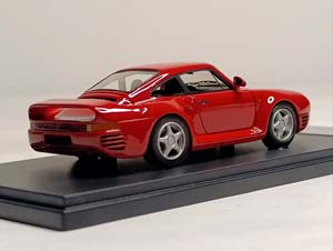 PORSCHE 959 1987 RED 1:43 LOOKSMART ITALY — фото 6