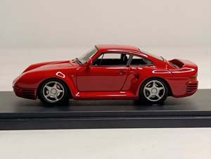 PORSCHE 959 1987 RED 1:43 LOOKSMART ITALY — фото 2