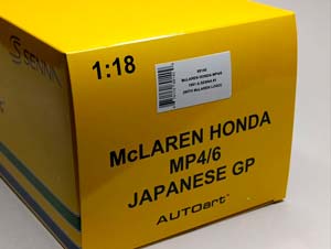 MCLAREN HONDA MR4/6 #1 JAPANESE GP SENNA 1:18 — фото 6