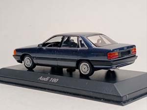 AUDI 100 (C3) 1990 BLUE 1:43 MAXICHAMPS — фото 8
