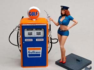 БЕНЗОКОЛОНКА TOKHEIM 350 "GULF" 1954 1:18 — фото 5