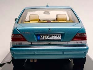 MERCEDES S500 W140 HELLBLAU MET. 1:18 NOREV — фото 4