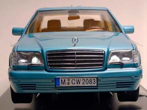 MERCEDES S500 W140 HELLBLAU MET. 1:18 NOREV — фото 9