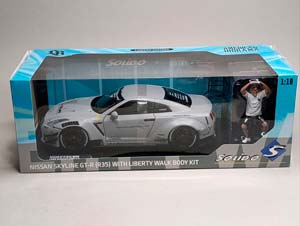 NISSAN GT-R (R35) + KATO SAN 1:18 SOLIDO — фото 10