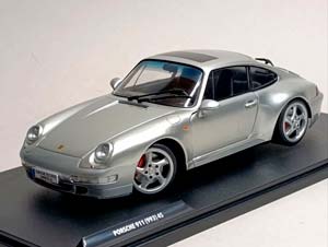 PORSCHE 911 (993) 4S SILVER 1:18 SOLIDO