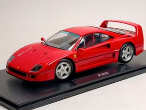 FERRARI F40 1987 (КРАСНЫЙ САЛОН) 1:18 KK SCALE — фото 9