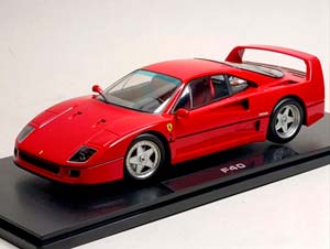FERRARI F40 1987 (КРАСНЫЙ САЛОН) 1:18 KK SCALE