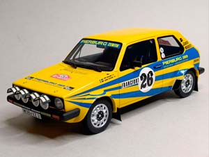VW VOLKSWAGEN GOLF 1 GTI RALLY MONTE CARLO 1:18