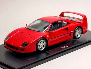 FERRARI F40 1987 (ЧЕРНЫЙ САЛОН) 1:18 KK SCALE