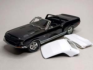 FORD MUSTANG SHELBY GT500 1968 ACME/GMP 1:18 — фото 2