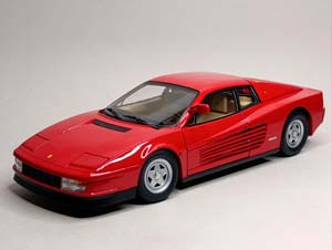 FERRARI TESTAROSSA MONOSPECCIO RED -1984 KK 1:12