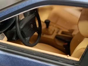 BMW 3 SERIES SEDAN (E46) HELLBLAU 1:18 KK SCALE — фото 8