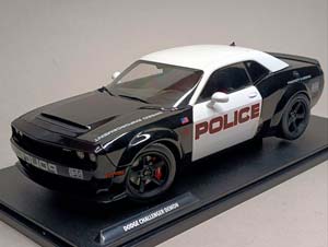 DODGE CHALLENGER POLICE SOLUDO 1:18