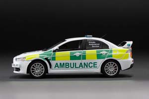 MITSUBISHI LANCER EVO X "PRIVATE AMBULANCE SERVICE UK" 2014 — фото 2