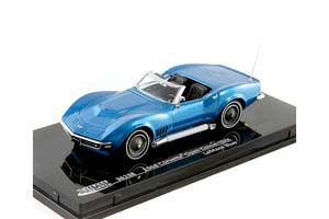 CHEVROLET CORVETTE STINGRAY 427 CONVERTIBLE 1968 LEMANS BLUE ГОЛУБОЙ МЕТ.