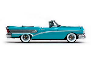 BUICK SPECIAL CONVERTIBLE 1958 БИРЮЗОВЫЙ — фото 6