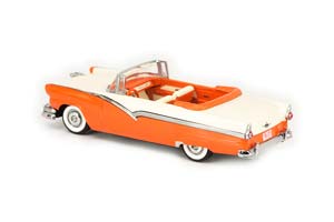 FORD FAIRLANE CONVERTIBLE 1956 ОРАНЖЕВЫЙ/БЕЛЫЙ — фото 5