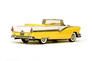 FORD FAIRLANE CONVERTIBLE 1956 GOLDENGLOW YELLOW/COLONIAL WHITE ЖЕЛТЫЙ С БЕЛЫМ — фото 2