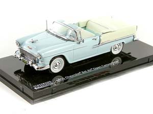 CHEVROLET BEL AIR 1955 CONVERTIBLE ГОЛУБОЙ С БЕЛЫМ