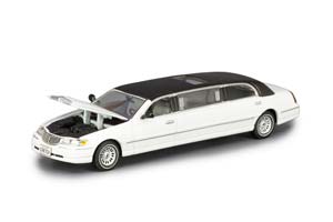 LINCOLN LIMOUSINE 2000 БЕЛЫЙ С ЧЕРНОЙ КРЫШЕЙ — фото 3