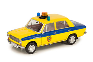 ВОЛЖСКИЙ АВТОМОБИЛЬ 2101 ЖИГУЛИ ГАИ МИЛИЦИЯ 1982 ЖЕЛТЫЙ С СИНИМ (ИЗ К/Ф ИНСПЕКТОР ГАИ) ТИРАЖ 504 ШТ