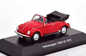 VW VOLKSWAGEN KAFER 1302 LS CONVERTIBLE 1971 RED