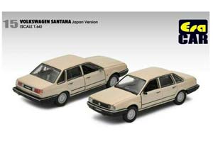 VW VOLKSWAGEN SANTANA (ЯПОНСКАЯ ВЕРСИЯ) БЕЖЕВЫЙ (ДЛИНА МОДЕЛИ 6-10 СМ)