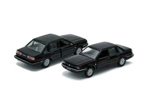 VW VOLKSWAGEN SANTANA, CLASSIC BLACK (ДЛИНА МОДЕЛИ 6-10 СМ)