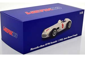 MERCEDES W196 WORLD CHAMPION FANGIO 1955 SILVER / МЕРСЕДЕС ЧЕМПИОН МИРА ФАНХИО — фото 3