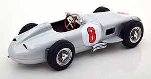 MERCEDES W196 WORLD CHAMPION FANGIO 1955 SILVER / МЕРСЕДЕС ЧЕМПИОН МИРА ФАНХИО — фото 2